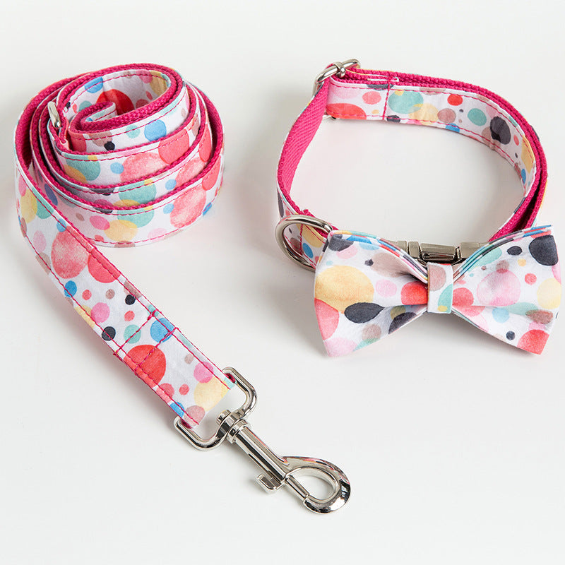 Dog or Cat Collar Print Personality Suit