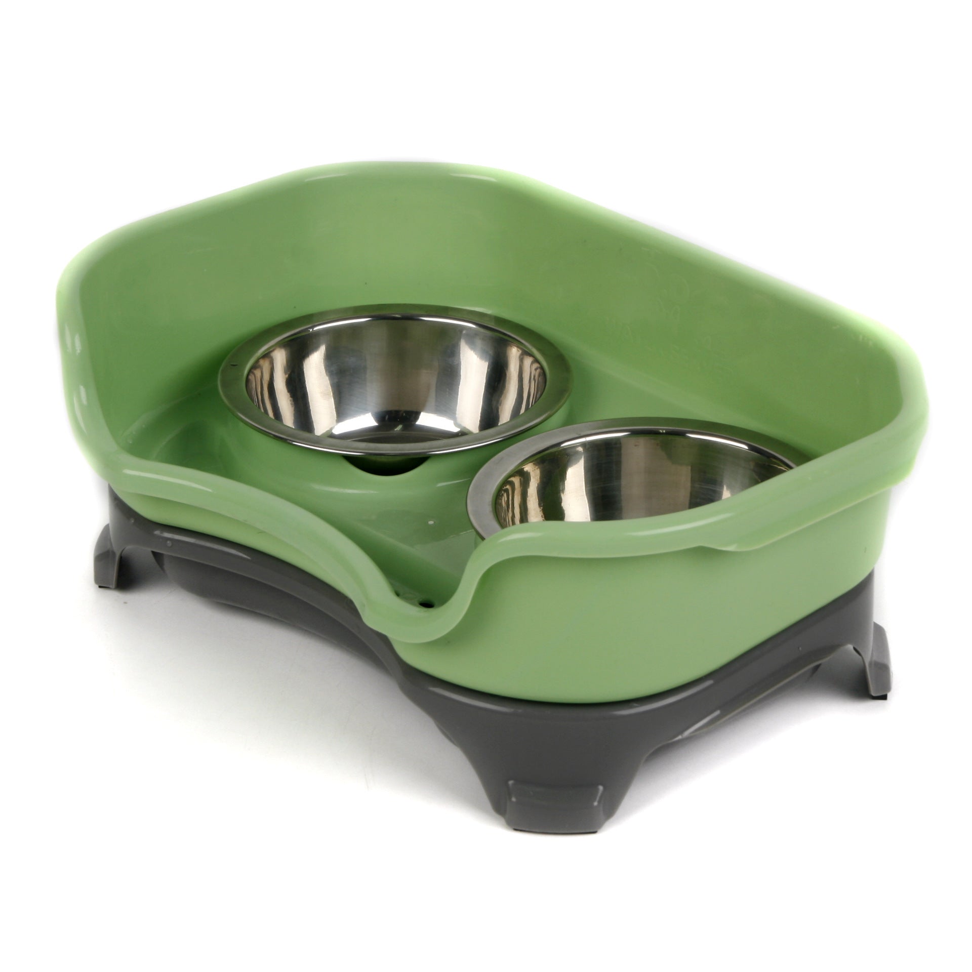 Dog or Cat bowl double basin splash-proof