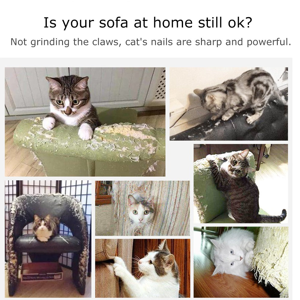 Cat scratch board/mat pad for furniture protection