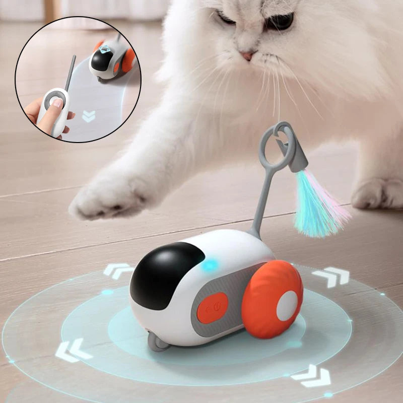 Interactive Remote Control Cat Car Toy USB Charging