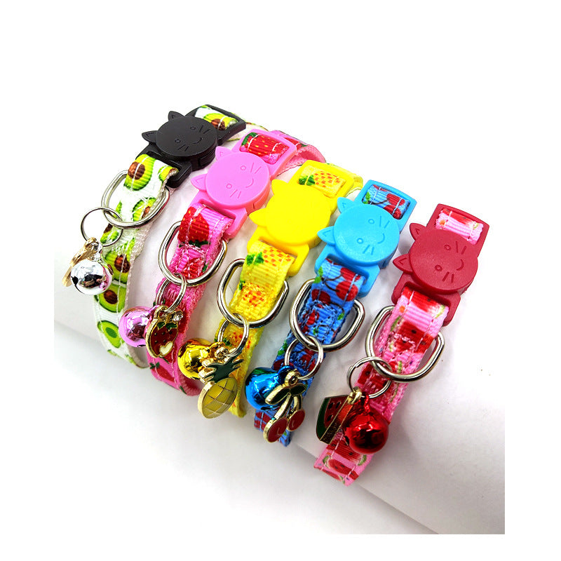 Cat Fruit bell collars