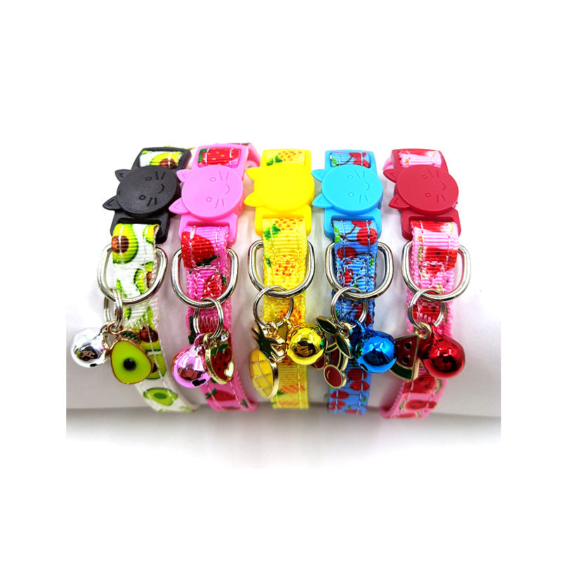 Cat Fruit bell collars