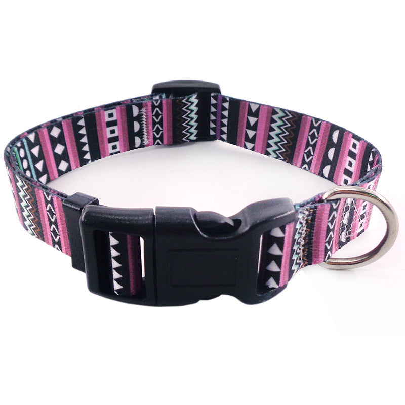 Digital Printing Dog Pet Collars Bohemian Style