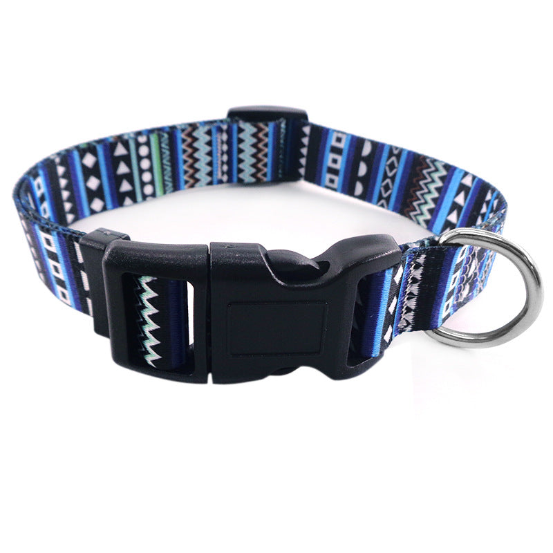 Digital Printing Dog Pet Collars Bohemian Style