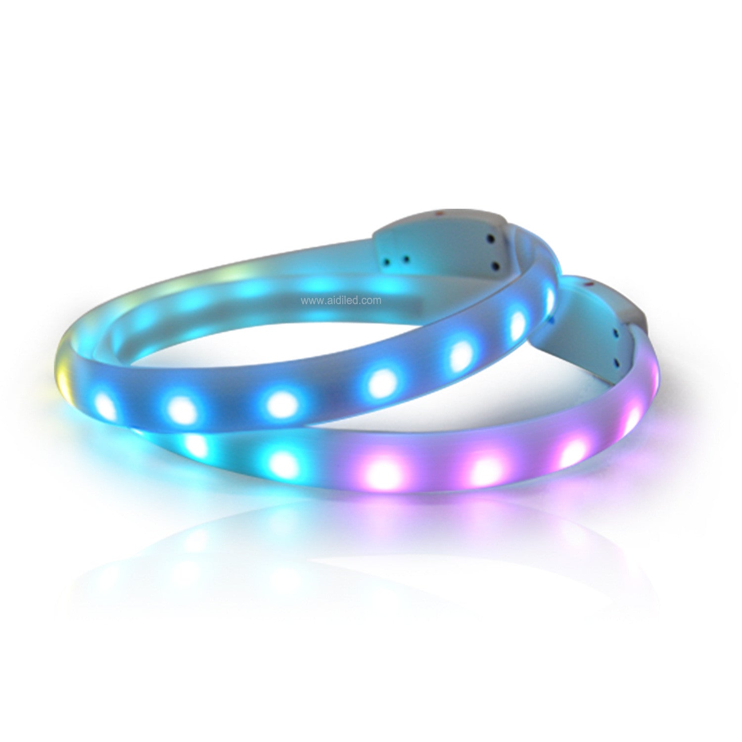 Flash Collar For Dogs USB Charging Anti-Lost Silicone