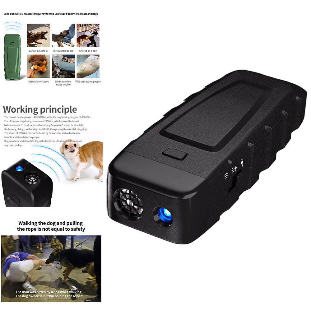 Ultrasonic Dog Training Barking Stopper Handheld