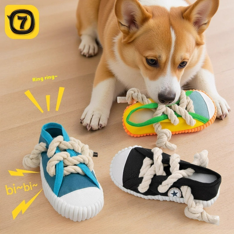 Dog Sound Slippers Toy Self-Hi Relieving