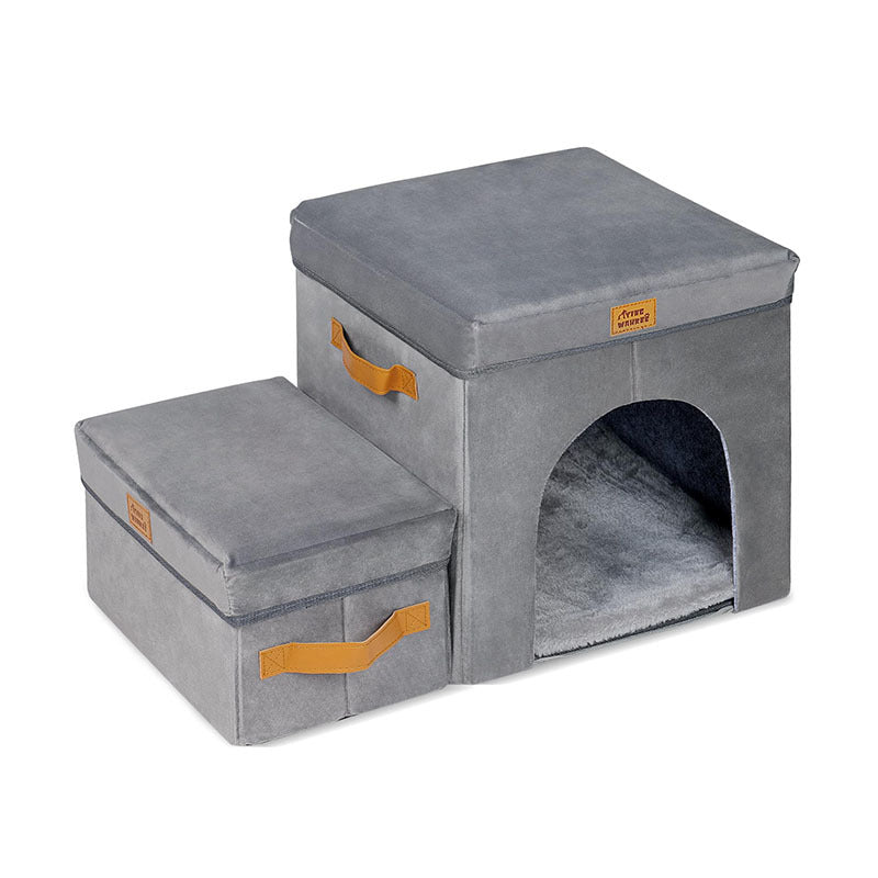 Foldable Storage Stairs Dogs or Cats Steps Ladder
