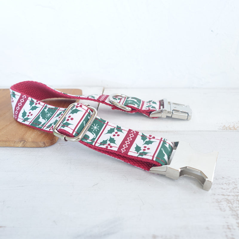 Christmas Deer Dog Collar