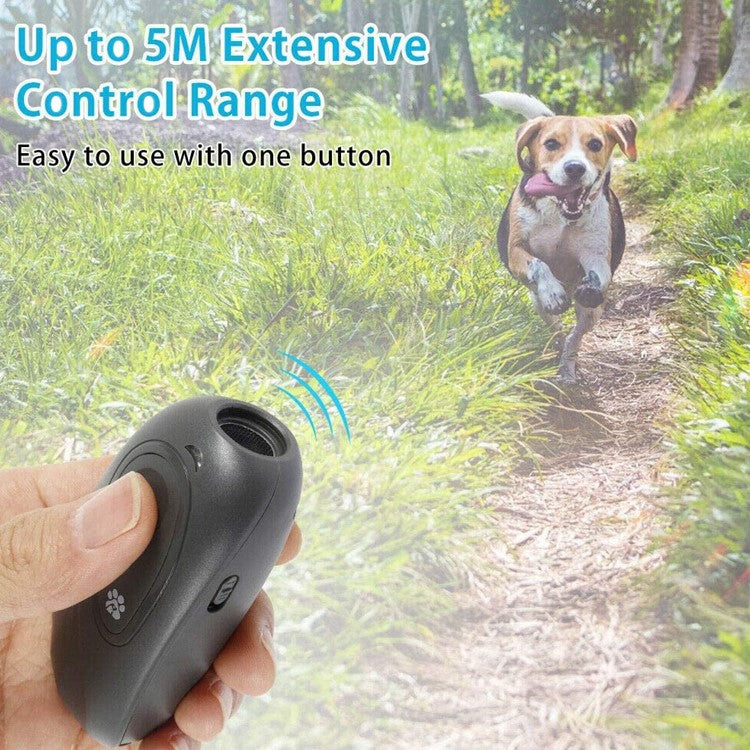 Ultrasonic dog repeller training device