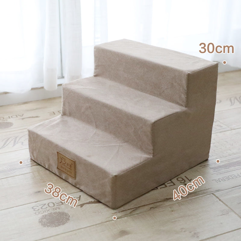 Dog Climbing Stairs for Bed or Couch