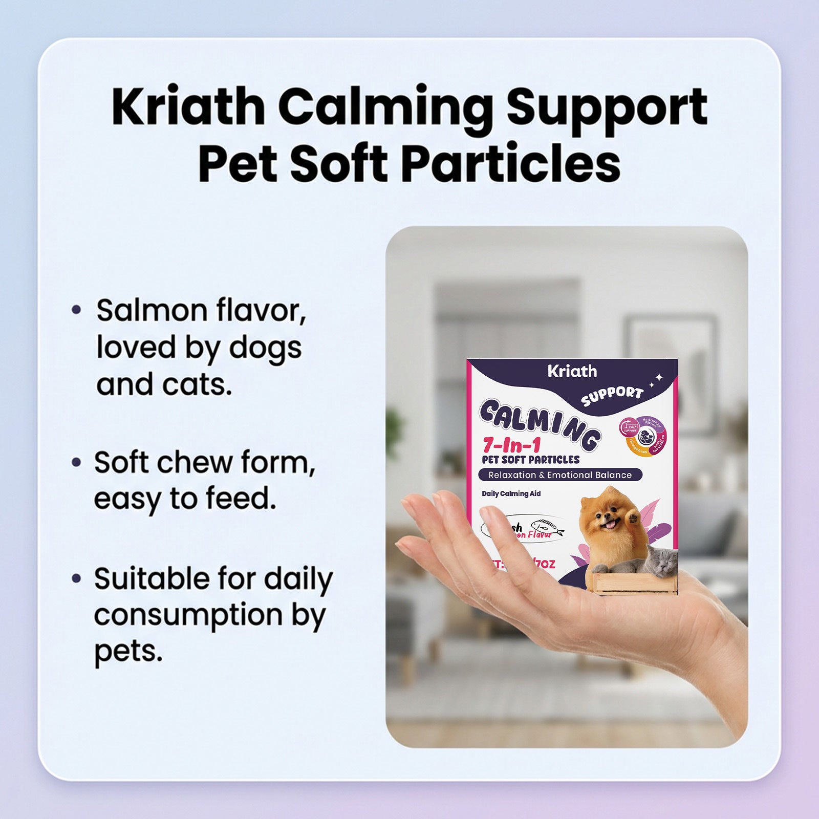 Dog Calming Support Pet Soft Particles