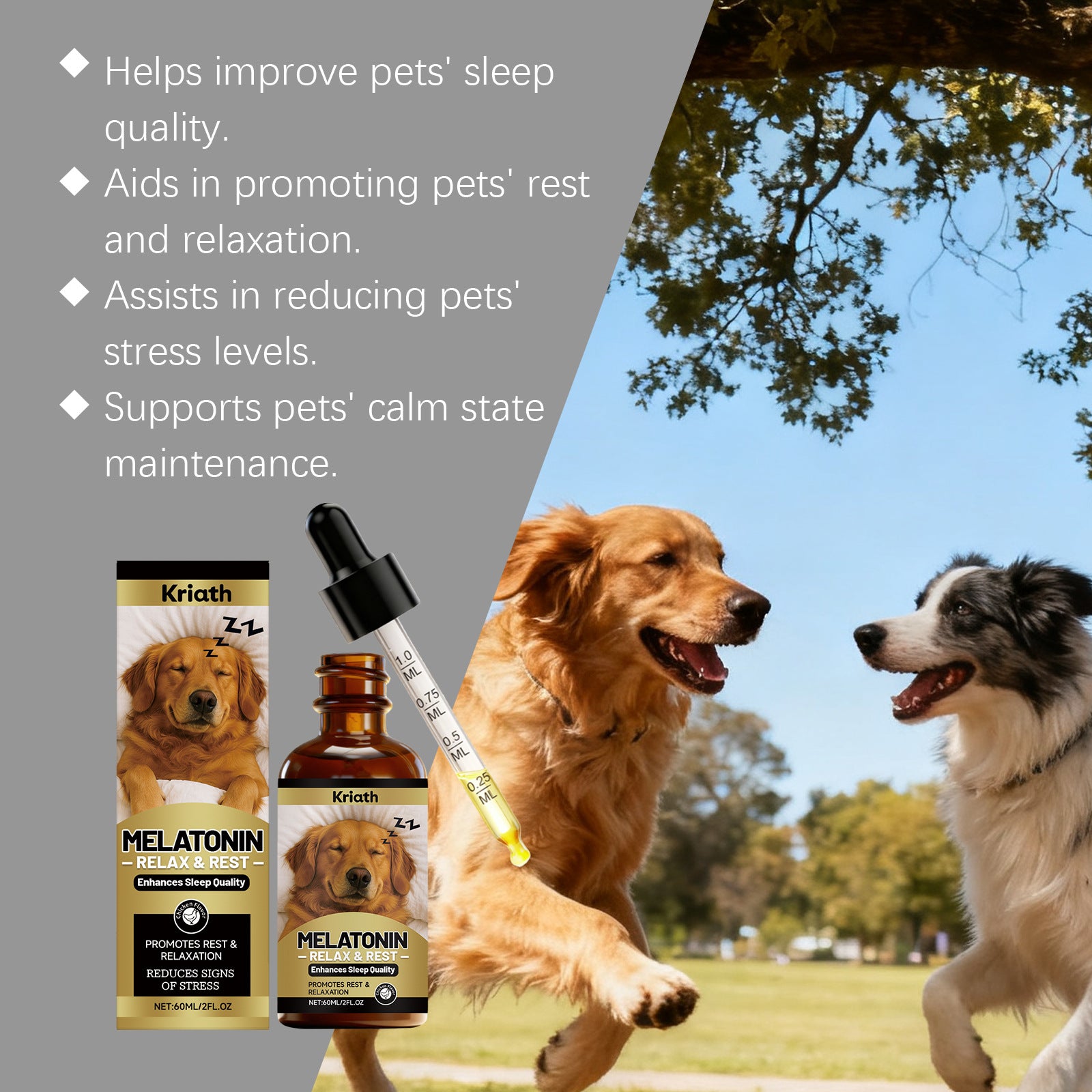 Dog Advanced Melatonin Drops