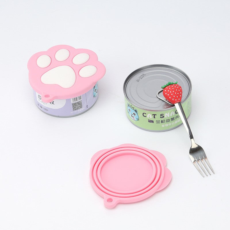 Silicone Dog's Paw Can Lid