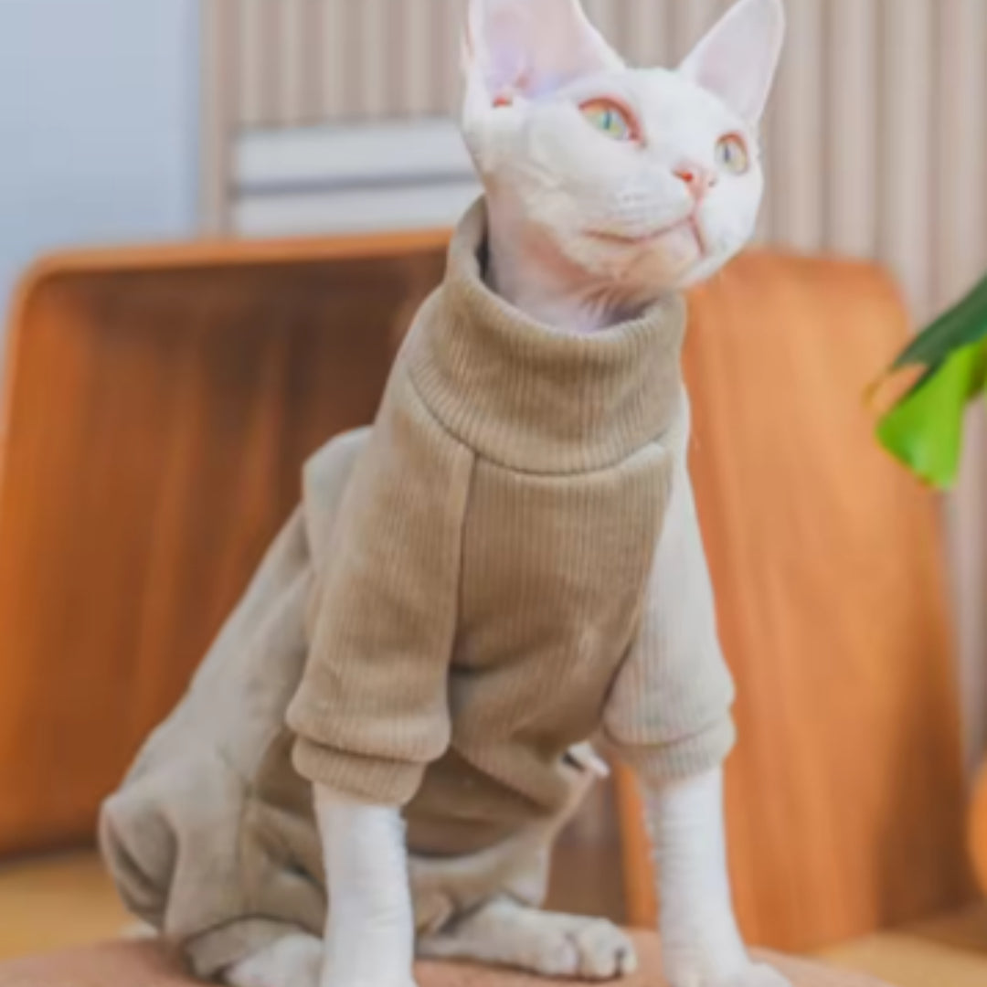 Fleece cloth-lined good for Hairless Devon Cats