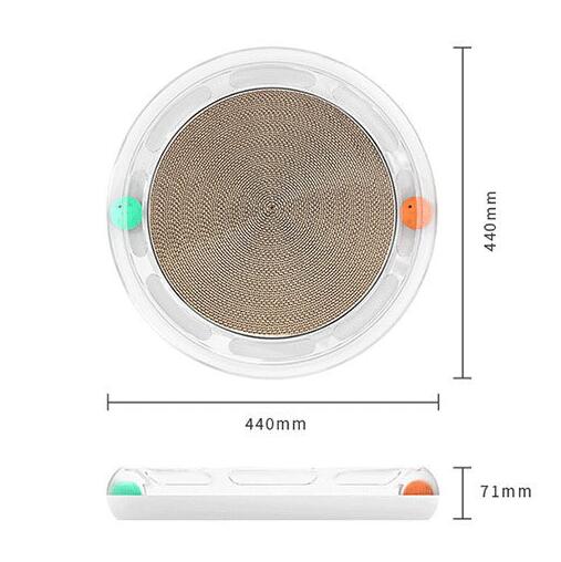 Multi-function cat scratching claw board and toy