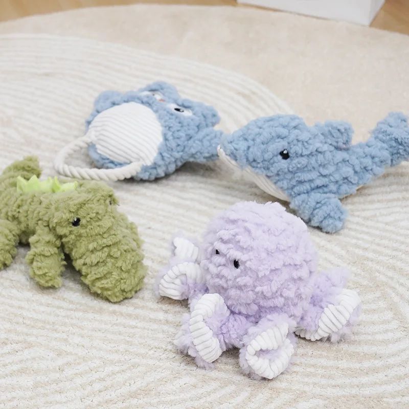 Plush Dog Toy Animals Different Shapes