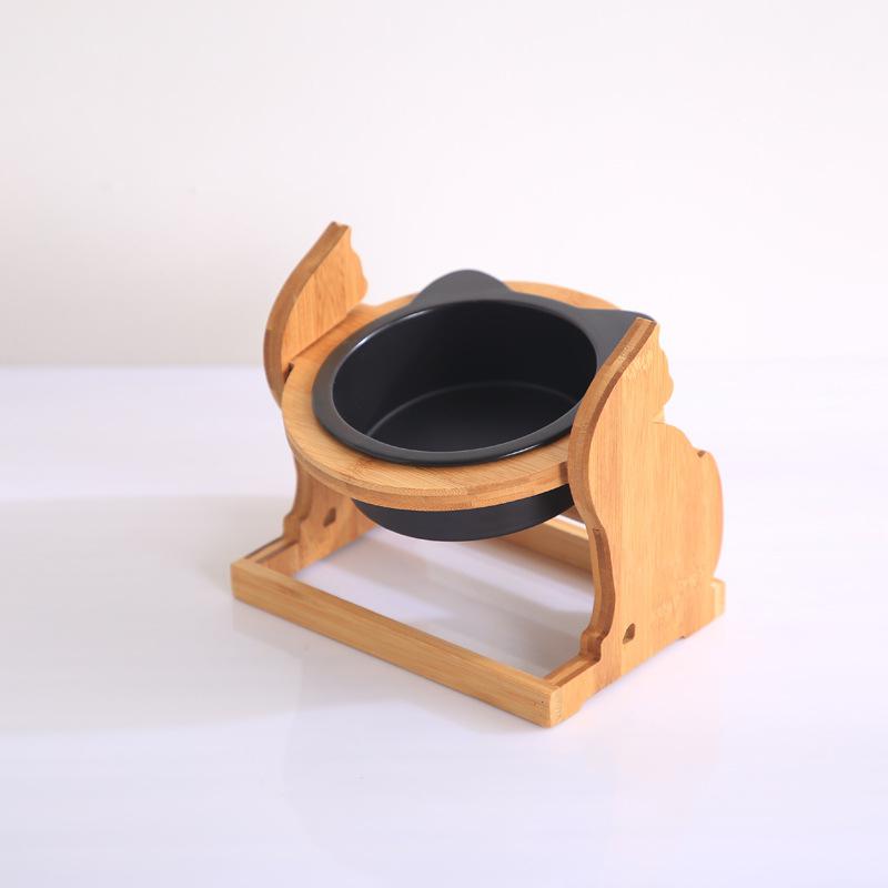 Elevated cat food bowl