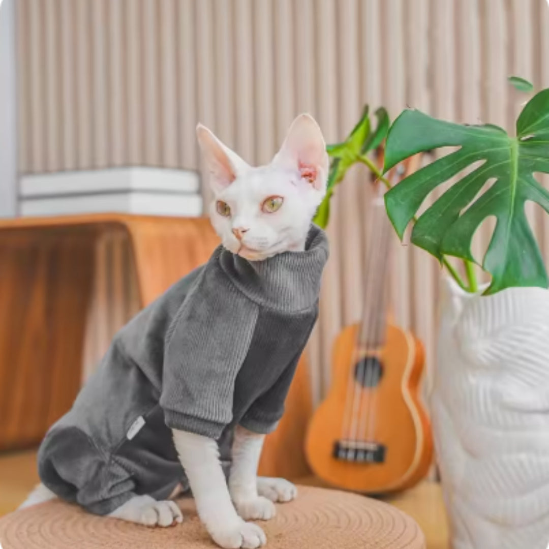 Fleece cloth-lined good for Hairless Devon Cats