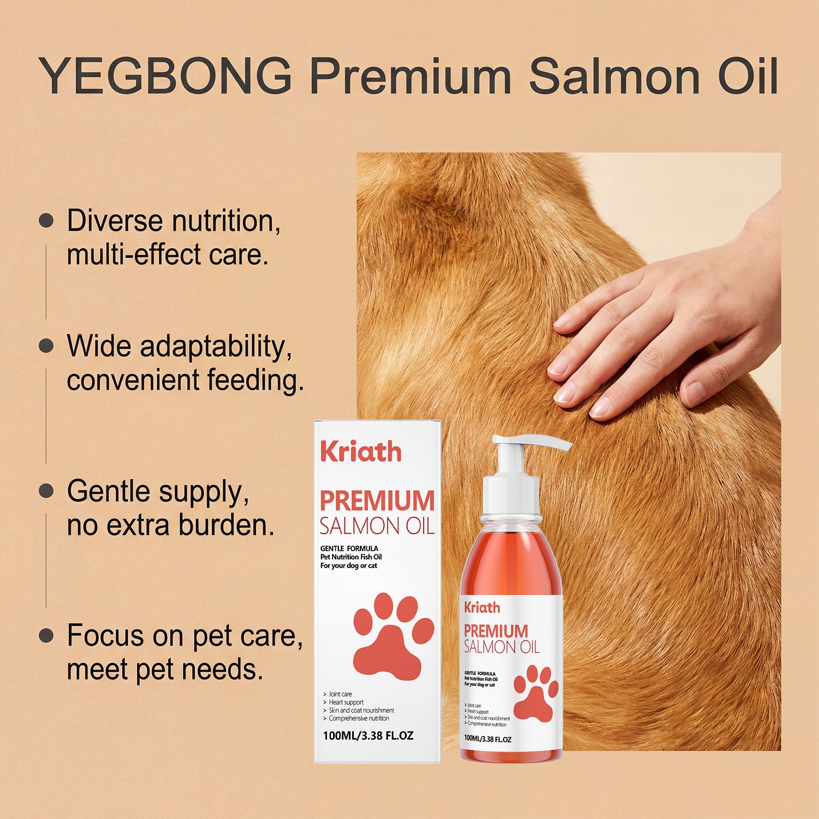 Dogs or Cats Premium Salmon oil