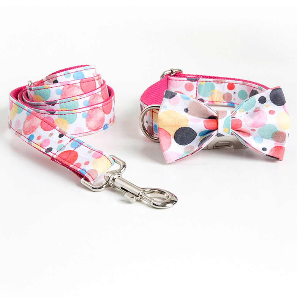 Dog or Cat Collar Print Personality Suit