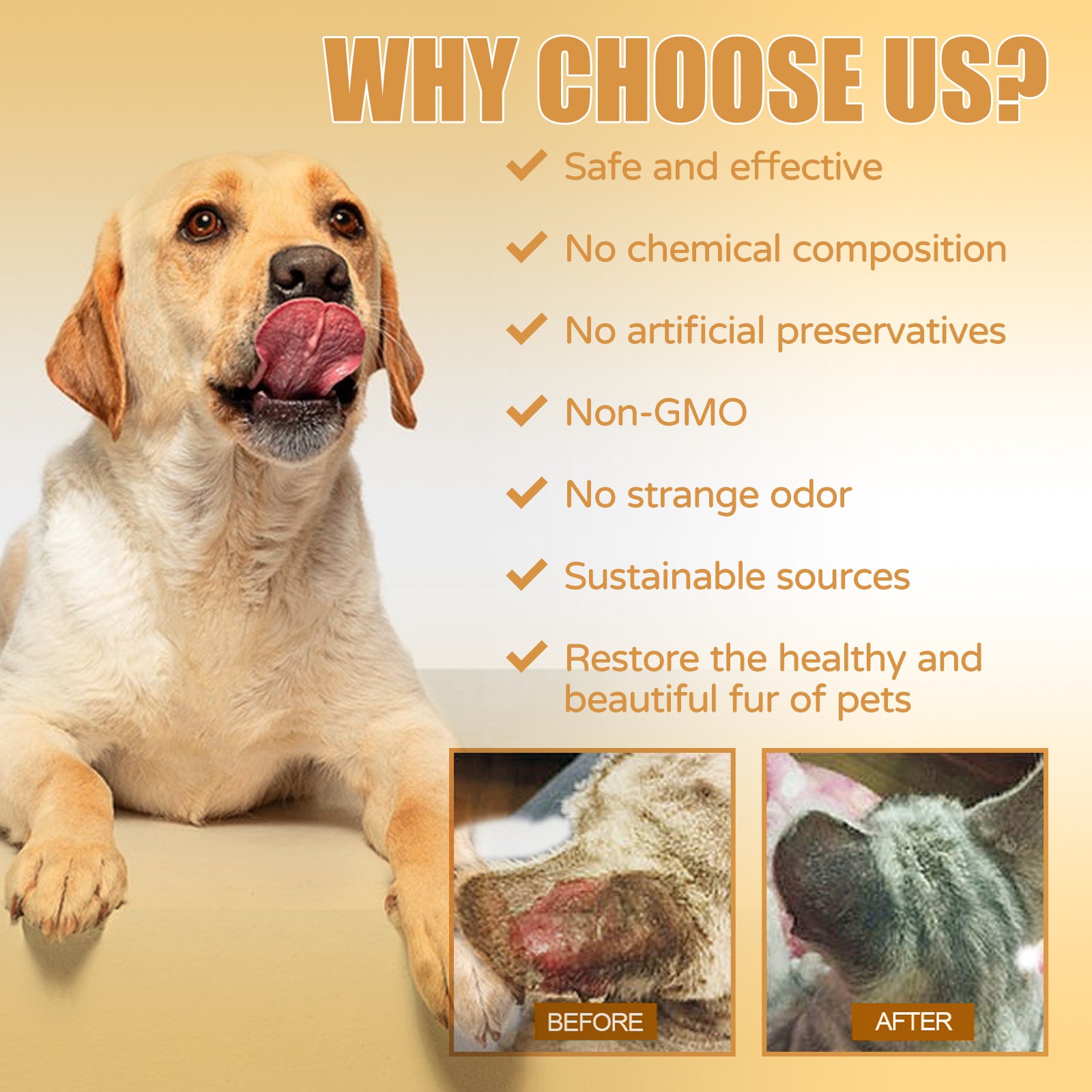 Dog Skin Fur And Wound Care Essence For Cleaning And Moisturizing