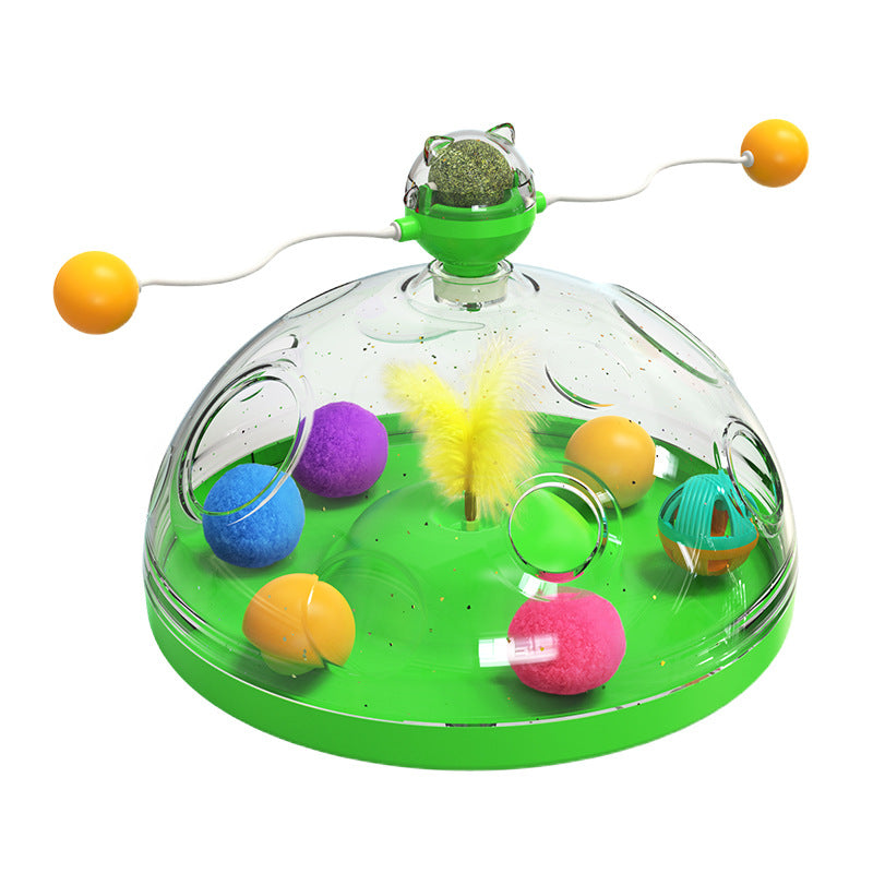 Windmill Cat Toy Windmill Interactive Turntable and Catnip