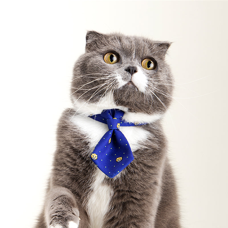 Dog Collar Gentleman Tie Accessories Adjustable
