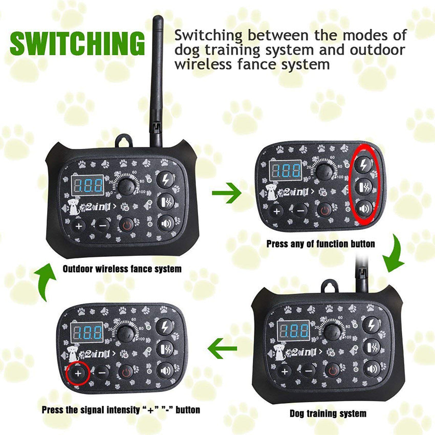 Automatic Remote Control Dog Trainer-Wireless Fence