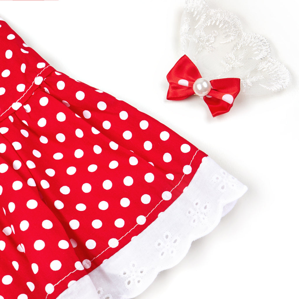 Black And White Polka Dot Dress Dog or Cat