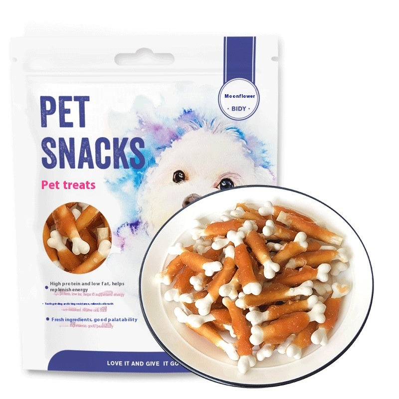 Chicken Wrapped Around Milk Bones Dog Snack