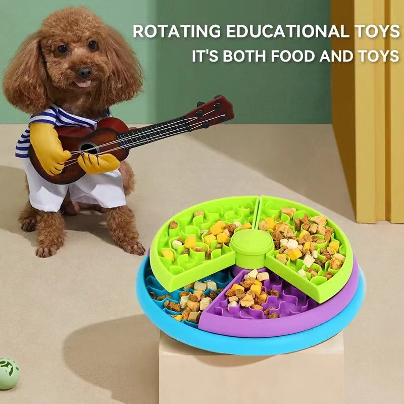 Playfully Slow Food Bowl Anti Choking for Cats, Dogs