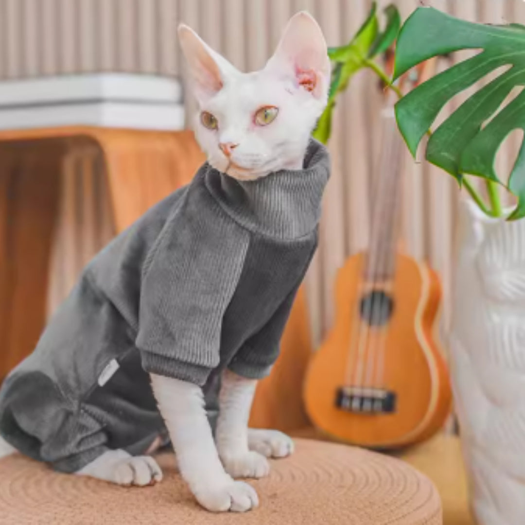 Fleece cloth-lined good for Hairless Devon Cats