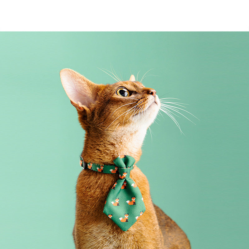 Dog Collar Gentleman Tie Accessories Adjustable