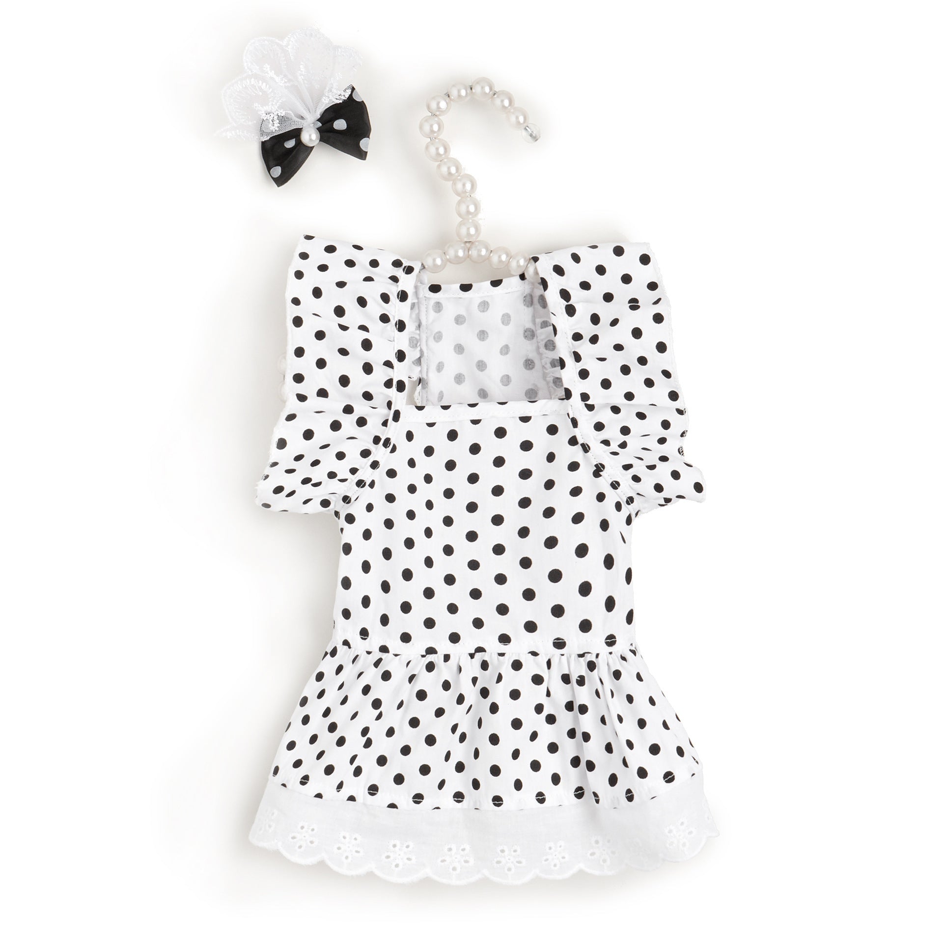 Black And White Polka Dot Dress Dog or Cat