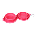 Travel Rubber Foldable Feeding Bowl
