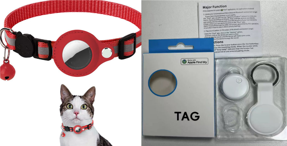 Waterproof Air Tag Collar For Dog or Cat