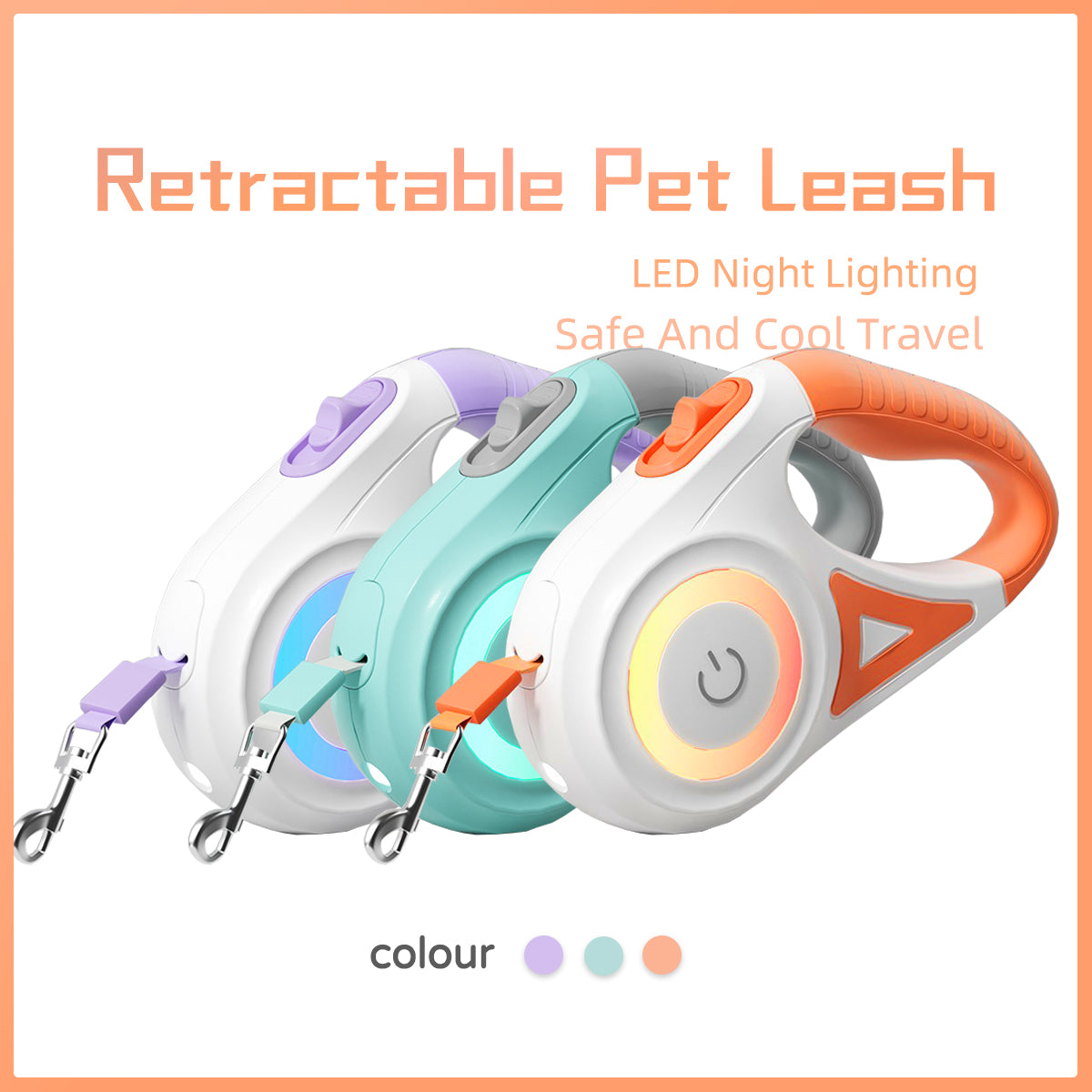 Dog Leash/collar Retractable Leash