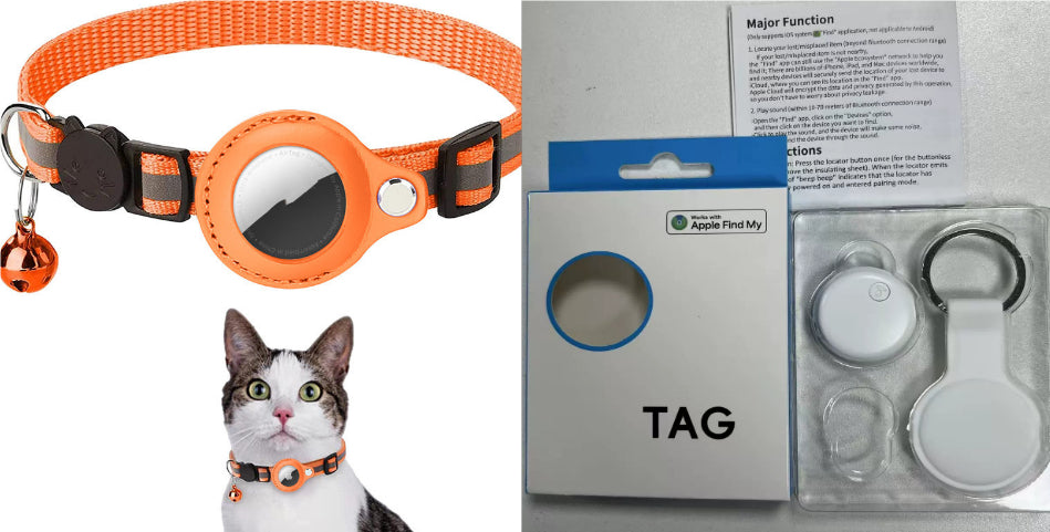 Waterproof Air Tag Collar For Dog or Cat