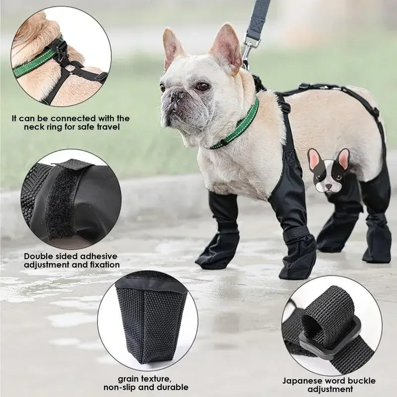 Waterproof Dog Boots Adjustable