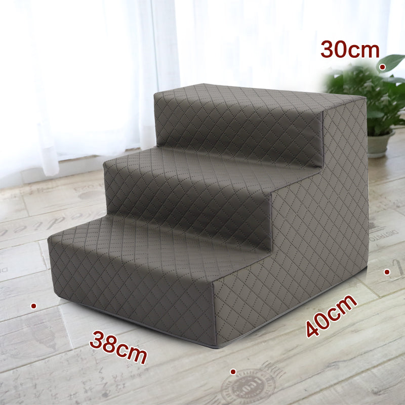 Dog Climbing Stairs for Bed or Couch