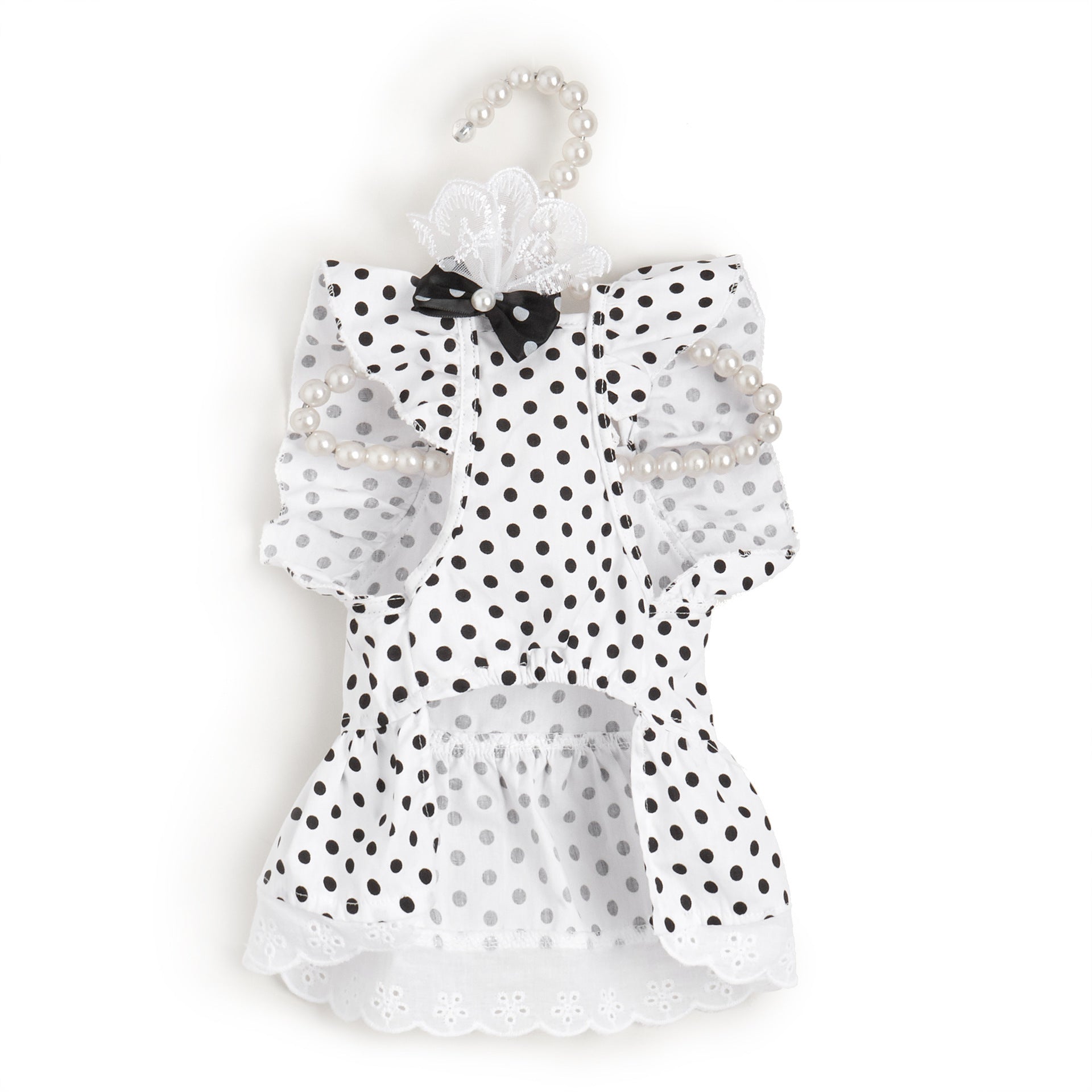 Black And White Polka Dot Dress Dog or Cat
