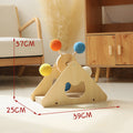 Solid Wood Rotary Ferris Wheel Cat Scratch Board