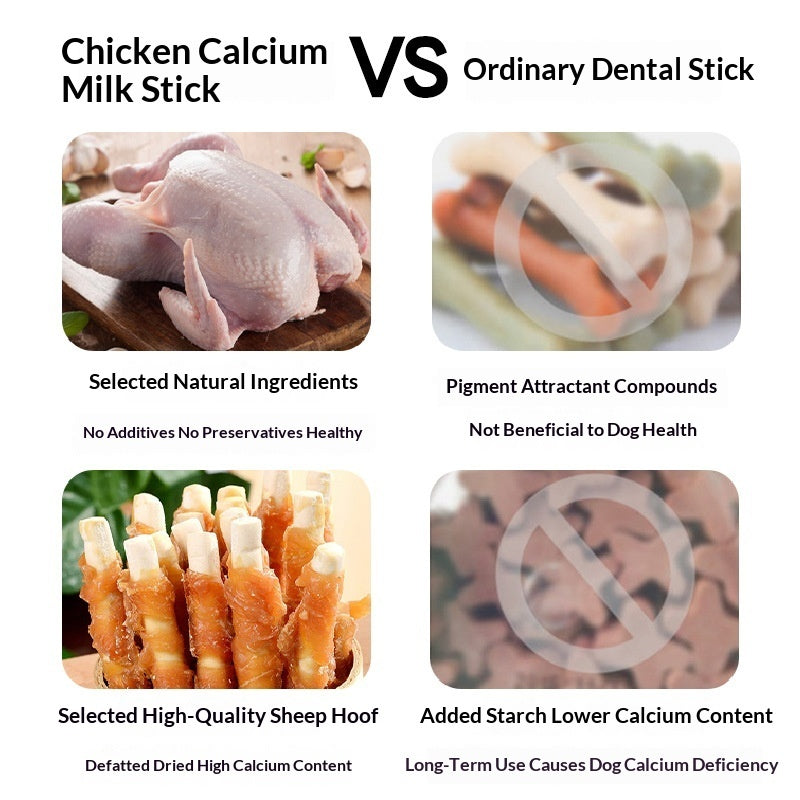 Dog Treats Chicken-flavored Milk Sticks
